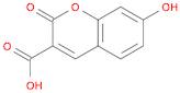 2H-1-Benzopyran-3-carboxylic acid, 7-hydroxy-2-oxo-