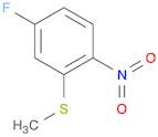 4-Fluoro-2-(methylsulfanyl)-1-nitrobenzene