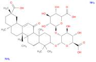 a-D-Glucopyranosiduronic acid,(3b,20b)-20-carboxy-11-oxo-30-norolean-12-en-3-yl2-O-b-D-glucopyranuronosyl-, diammonium salt