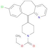 1-Piperidinecarboxylic acid,4-(8-chloro-5,6-dihydro-11H-benzo[5,6]cyclohepta[1,2-b]pyridin-11-ylidene)-, ethyl ester