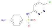 Benzenesulfonamide, 4-amino-N-(6-chloro-3-pyridazinyl)-