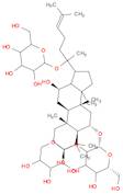 b-D-Glucopyranoside,(3b,6a,12b)-20-(b-D-glucopyranosyloxy)-3,12-dihydroxydammar-24-en-6-yl 2-O-b-D-xylopyranosyl-