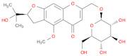 5H-Furo[3,2-g][1]benzopyran-5-one,7-[(b-D-glucopyranosyloxy)methyl]-2,3-dihydro-2-(1-hydroxy-1-methylethyl)-4-methoxy-, (S)-