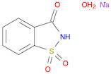 1,2-Benzisothiazol-3(2H)-one, 1,1-dioxide, sodium salt, hydrate