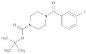 1-Piperazinecarboxylic acid, 4-(3-iodobenzoyl)-, 1,1-dimethylethyl ester