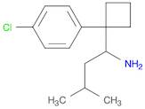 Cyclobutanemethanamine, 1-(4-chlorophenyl)-a-(2-methylpropyl)-