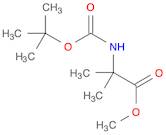 Alanine, N-[(1,1-dimethylethoxy)carbonyl]-2-methyl-, methyl ester