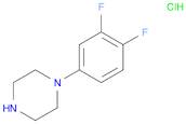 Piperazine, 1-(3,4-difluorophenyl)-, monohydrochloride