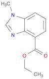 1H-Benzimidazole-4-carboxylic acid, 1-methyl-, ethyl ester