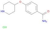 4-(Piperidin-4-yloxy)benzamide hydrochloride