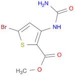 methyl 5-bromo-3-(carbamoylamino)thiophene-2-carboxylate