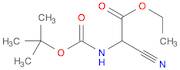 Acetic acid, cyano[[(1,1-dimethylethoxy)carbonyl]amino]-, ethyl ester