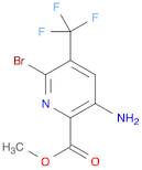 2-Pyridinecarboxylic acid, 3-amino-6-bromo-5-(trifluoromethyl)-, methylester