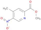 2-Pyridinecarboxylic acid, 4-methyl-5-nitro-, methyl ester