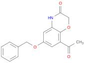 8-acetyl-6-phenylmethoxy-4H-1,4-benzoxazin-3-one