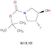(3,4)-trans-3-Fluoro-4-hydroxy-pyrrolidine-1-carboxylic acid tert-butyl ester