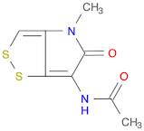 Acetamide,N-(4,5-dihydro-4-methyl-5-oxo-1,2-dithiolo[4,3-b]pyrrol-6-yl)-