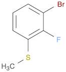 Benzene, 1-bromo-2-fluoro-3-(methylthio)-