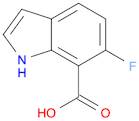 1H-Indole-7-carboxylic acid, 6-fluoro-