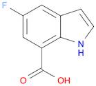 1H-Indole-7-carboxylic acid, 5-fluoro-