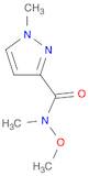 1H-Pyrazole-3-carboxamide, N-methoxy-N,1-dimethyl-