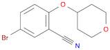 Benzonitrile, 5-bromo-2-[(tetrahydro-2H-pyran-4-yl)oxy]-