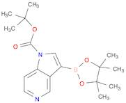 1H-Pyrrolo[3,2-c]pyridine-1-carboxylic acid,3-(4,4,5,5-tetramethyl-1,3,2-dioxaborolan-2-yl)-, 1,1-dimethylethyl ester