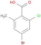 4-Bromo-2-chloro-6-methylbenzoic acid