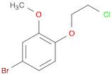 Benzene, 4-bromo-1-(2-chloroethoxy)-2-methoxy-