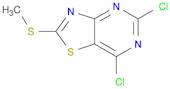 Thiazolo[4,5-d]pyrimidine, 5,7-dichloro-2-(methylthio)-
