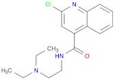 4-Quinolinecarboxamide, 2-chloro-N-[2-(diethylamino)ethyl]-