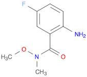 Benzamide, 2-amino-5-fluoro-N-methoxy-N-methyl-