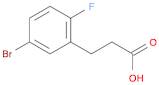 Benzenepropanoic acid, 5-bromo-2-fluoro-