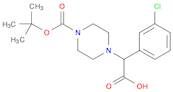 1-Piperazineaceticacid, a-(3-chlorophenyl)-4-[(1,1-dimethylethoxy)carbonyl]-