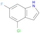 1h-indole,4-chloro-6-fluoro-