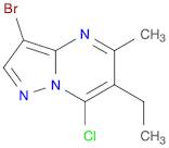 3-Bromo-7-chloro-6-ethyl-5-methyl-pyrazolo[1,5-a]pyrimidine