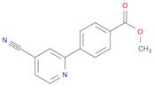 methyl 4-(4-cyanopyridin-2-yl)benzoate