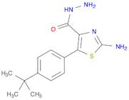 2-amino-5-(4-tert-butylphenyl)-1,3-thiazole-4-carbohydrazide