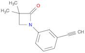 1-(3-ethynylphenyl)-3,3-dimethylazetidin-2-one