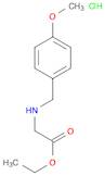 Glycine, N-[(4-methoxyphenyl)methyl]-, ethyl ester, hydrochloride