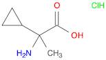 Cyclopropaneacetic acid, a-amino-a-methyl-, hydrochloride