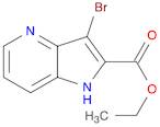 3-Bromo-1H-pyrrolo[3,2-b]pyridine-2-carboxylic acid ethyl ester