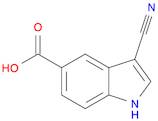 3-cyano-1H-indole-5-carboxylic acid
