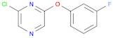 2-Chloro-6-(3-fluorophenoxy)pyrazine