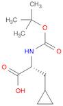 Cyclopropanepropanoic acid, a-[[(1,1-dimethylethoxy)carbonyl]amino]-,(aR)-