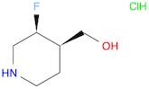 [(3S,4R)-Rel-3-fluoro-4-piperidyl]-methanol hydrochloride