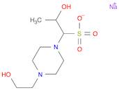 1-Piperazinepropanesulfonic acid, b-hydroxy-4-(2-hydroxyethyl)-,monosodium salt