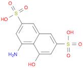 2,7-Naphthalenedisulfonic acid, 4-amino-5-hydroxy-