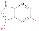 1H-Pyrrolo[2,3-b]pyridine,3-bromo-5-iodo-