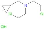2-Chloro-N-(2-chloroethyl)-N-(cyclopropylmethyl)ethanamine HCl